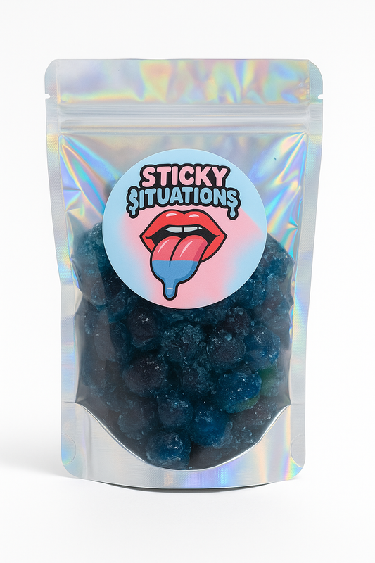 Xtreme Sour Blue Razz Gushies