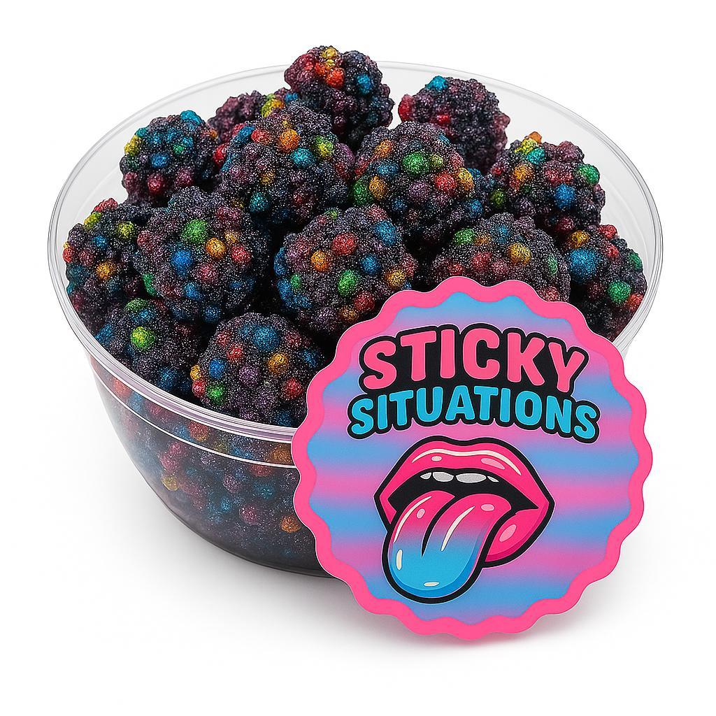 Twisted Clusters Candy Sweet sour Candies nostalgic treats bag Brite